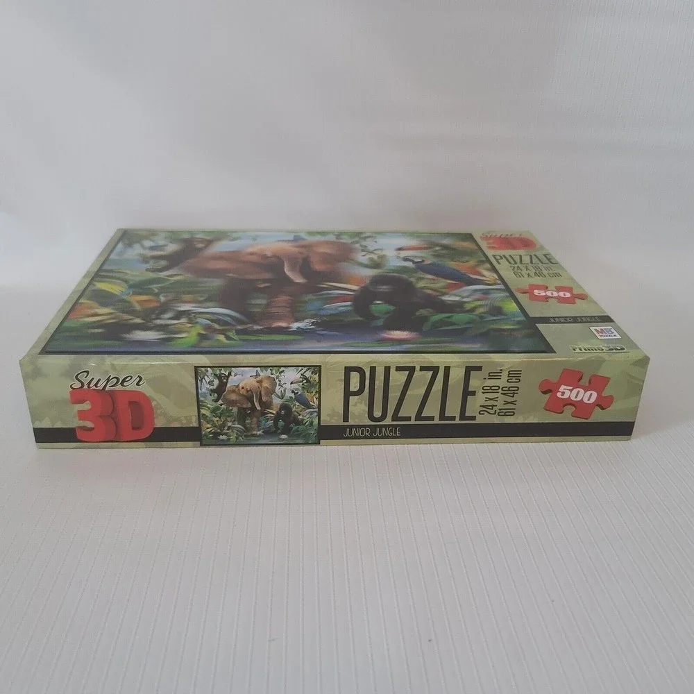 Complete Super 3D Junior Jungle Puzzle 500 pieces 24